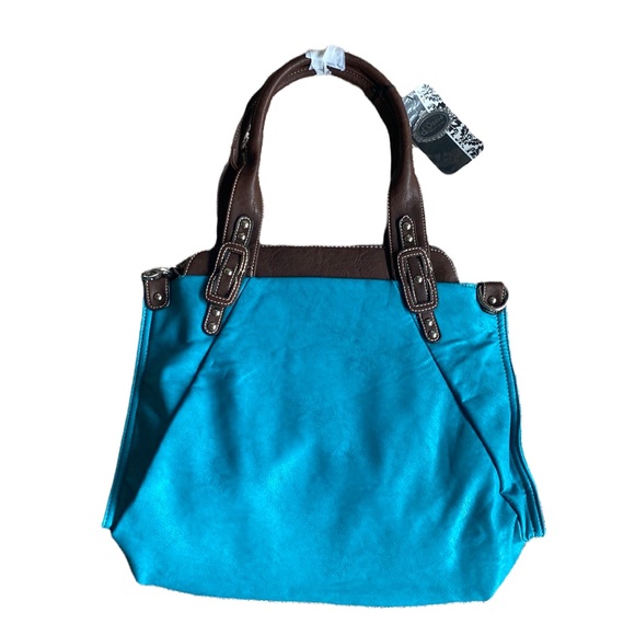 NWT Turquoise Satchel - Picture 1 of 12
